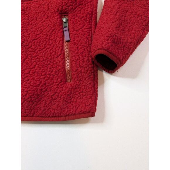 PATAGONIA Women's RetroPile Marsupial Fleece Pullover, Molten Lava, Size S - Picture 5 of 13